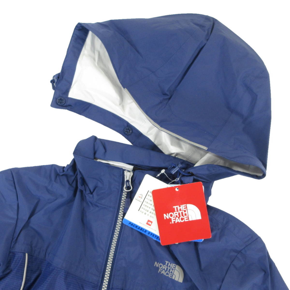 【レディース】新品◆THE NORTH FACE◆ハイブリッド テック ジャケット S ネイビー◆ノースフェイス フード脱着可◆J435_画像4