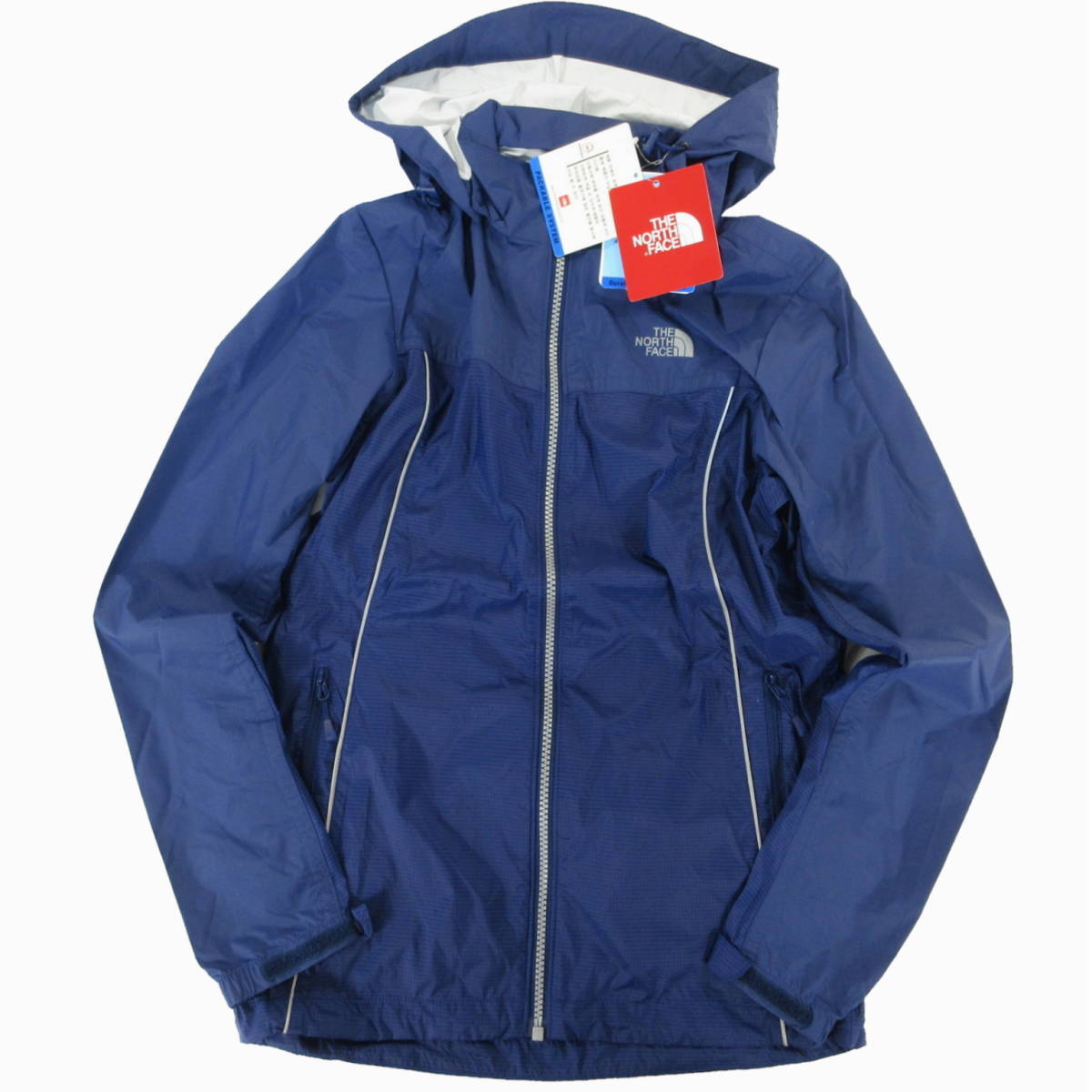 【レディース】新品◆THE NORTH FACE◆ハイブリッド テック ジャケット S ネイビー◆ノースフェイス フード脱着可◆J435_画像1