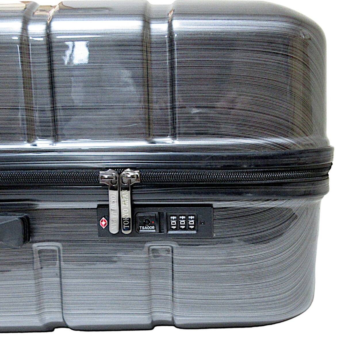 【訳アリ】【未使用】◆スーツケース 96L ブラック 大型 軽量◆TSA ロック キャリーケース キャリーバッグ◆J2431_画像5