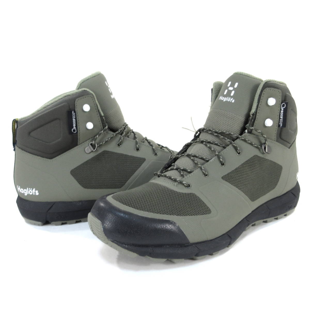 パリコレクション L.I.M 軽量 新品◆Haglofs◆防水 定2.4万 Series 498510◆J2407a 緑◆ホグロフス 10 US 28.0cm トレッキングシューズ プルーフエコ ミッド 28.0cm