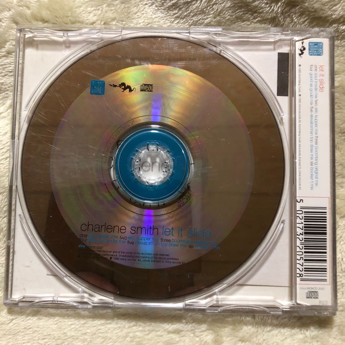 Charlene Smith シャーリーン・スミス/Let It Slide 英盤CDシングル リミックス6曲収録 90年代クラブクラシック！廃盤貴重の画像2