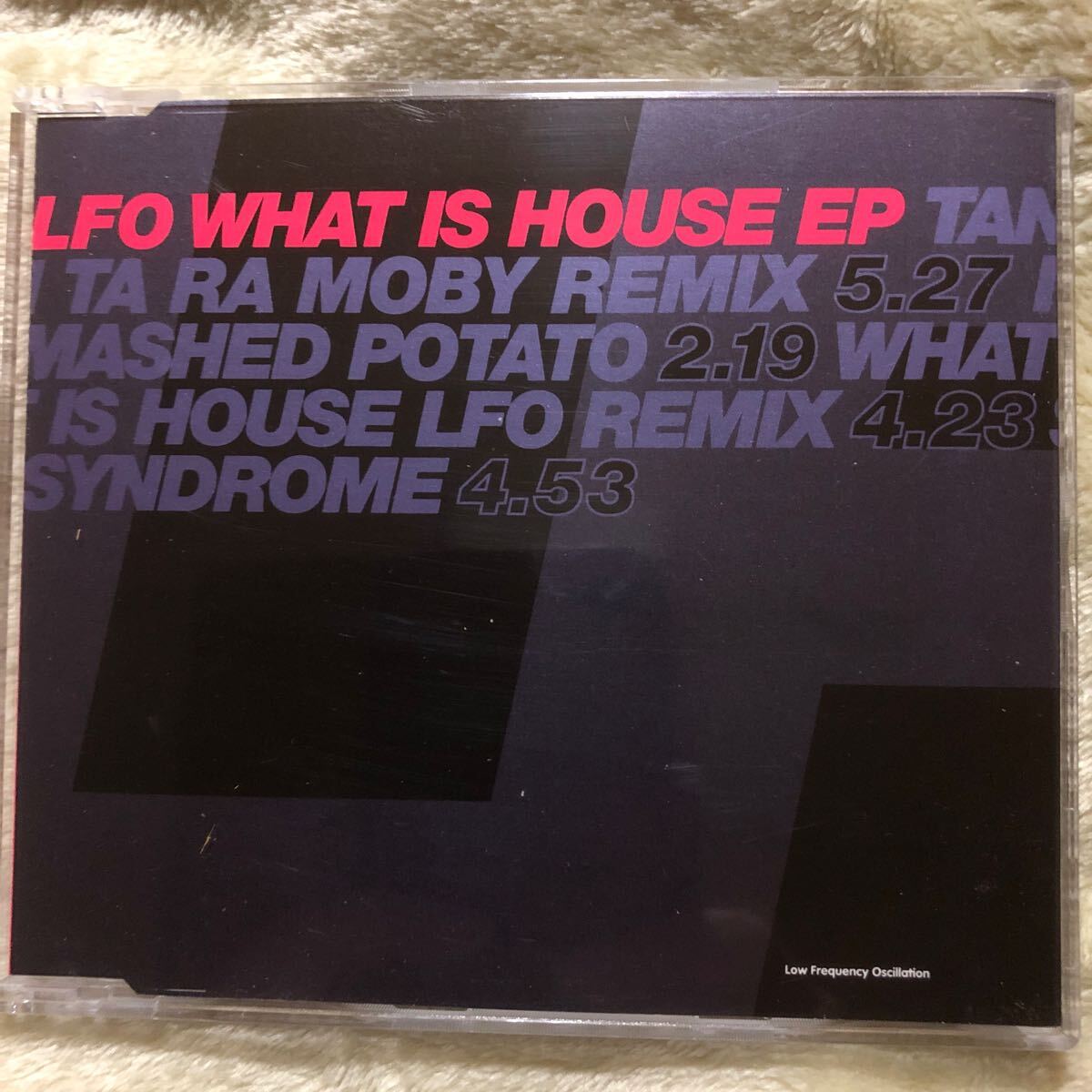 LFO/What Is House EP “Tan Ta Ra”(Moby Remix)他4曲収録CDシングル 貴重廃盤！の画像1