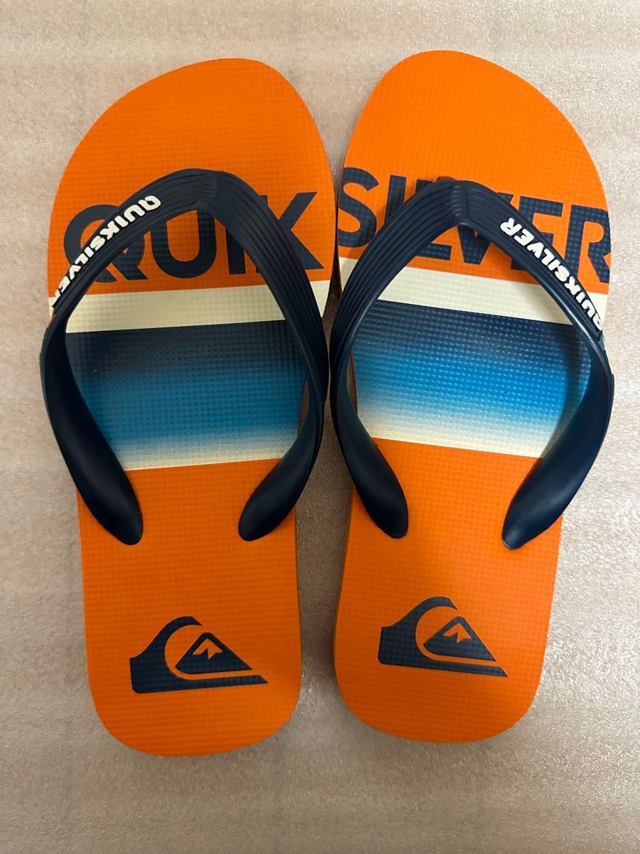 【着用1回のみ】クイックシルバー ビーチサンダル 22センチ QUIKSILVER サンダル