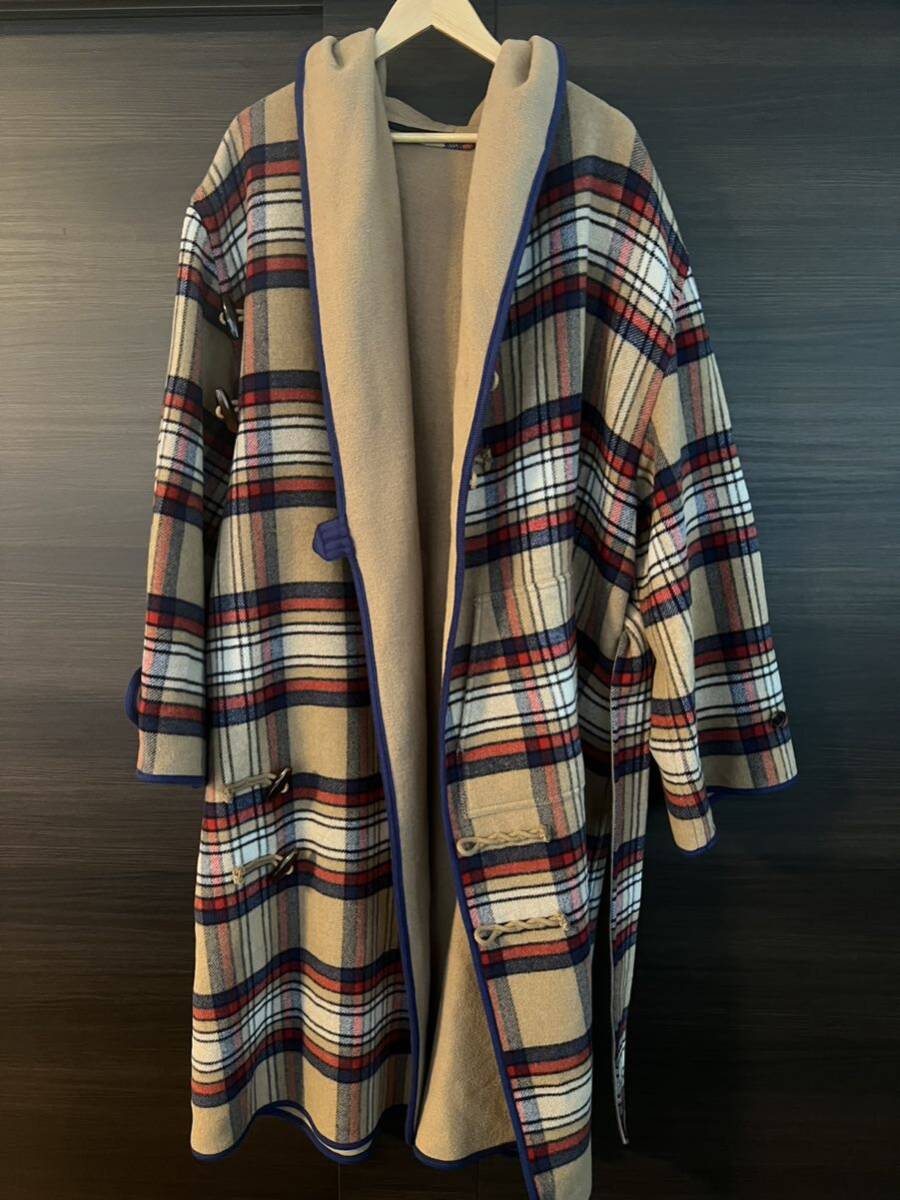 KENZO チェック フード コート KENZO Checked hooded_画像2