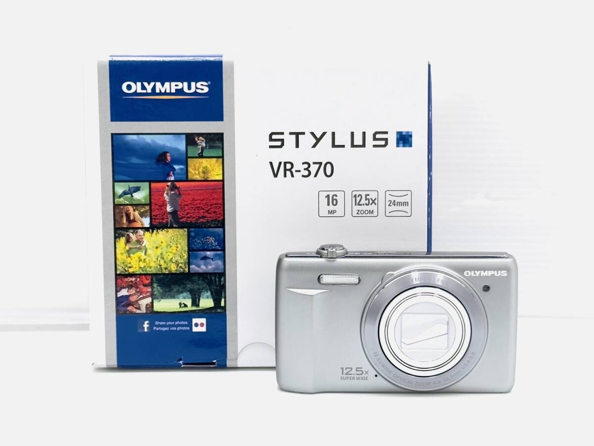 〈カメラ〉OLYMPUS オリンパス　VR-370 コンパクト　デジタルカメラ デジカメ【中古/現状品/通電確認済】004443-⑦_画像1