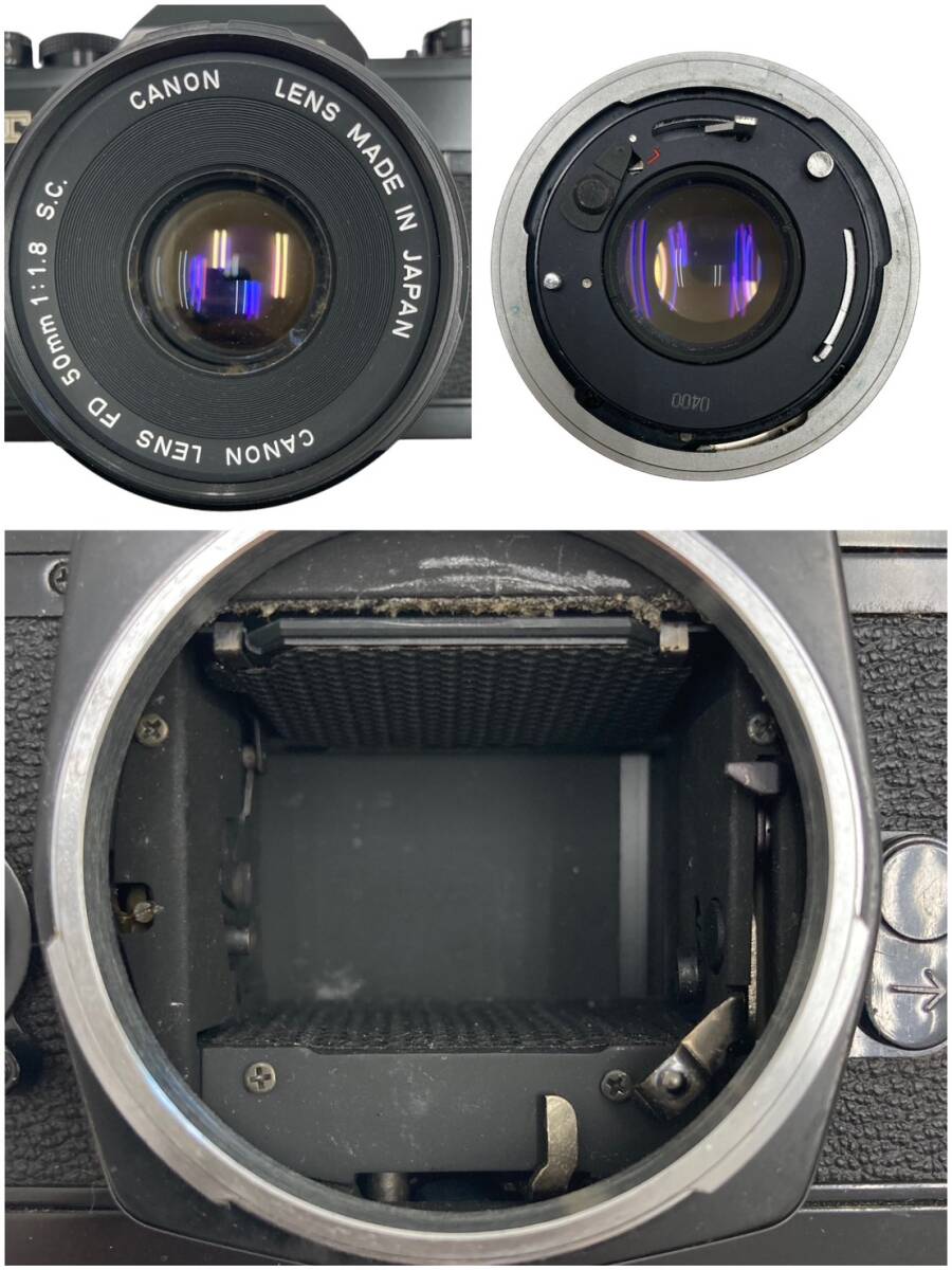 〈カメラ〉Canon キャノン　ボディ　FTb レンズ　CANON LENS FD 50mm 1:1.8 S.C.フィルムカメラ　一眼【中古/現状品】004609-④_画像10