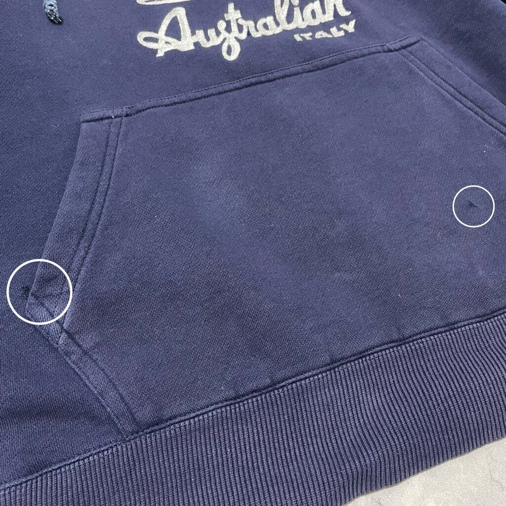 Australian オーストラリアン イタリアブランド sweat hoodie スウェットパーカー 刺繍ロゴ テニスウェアブランド ユーロ 玉FL3559_画像8