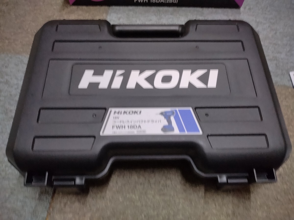  new goods unused FWH18DA HiKOKI high ko-ki old Hitachi Koki 18v impact driver, case, charger, battery is attached less 