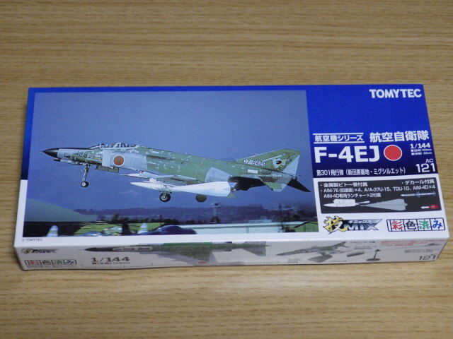 TOMYTEC 技MIX 航空機シリーズ AC121 1/144 航空自衛隊 F-4EJ 第301飛行隊 新田原基地 ミグシルエット_画像1