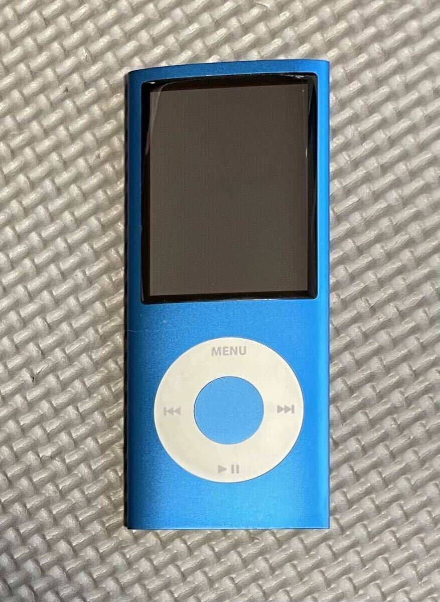 iPod nano 第4世代　ブルー　8GB 88円スタート！　動作品　A1285_画像1