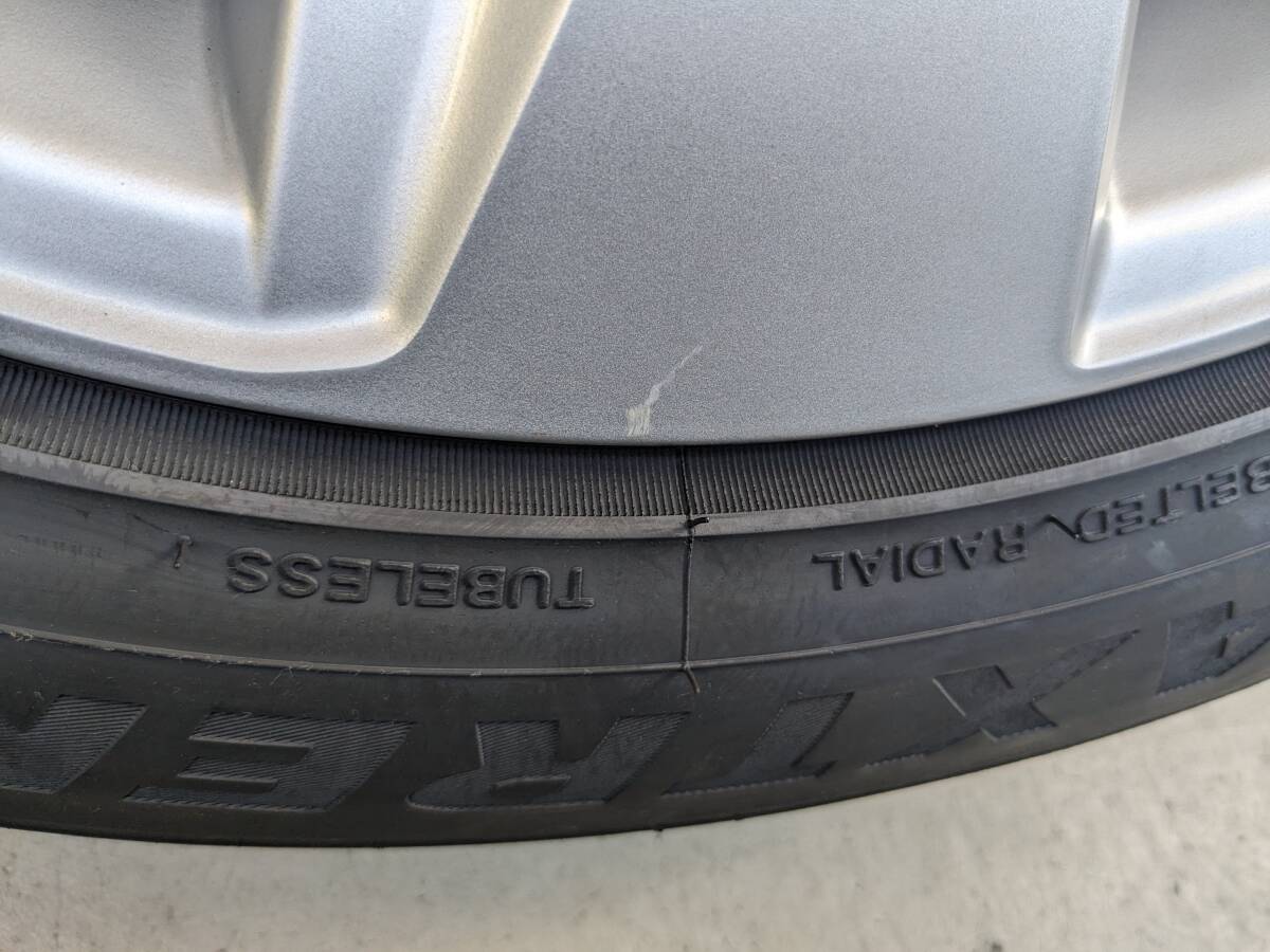 中古ホイール+新品タイヤ 150系 ランクル プラド 後期 純正 アルミ 17インチ 6穴 215/55R17 2024年製 バランス調整済 ハイエース_画像5