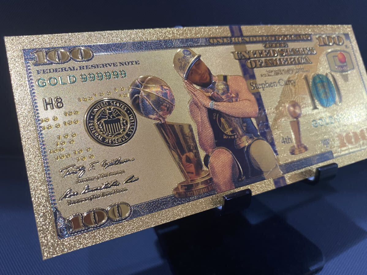 【新品】STEPHEN CURRY /24K GOLD 4枚SET ゴールドの証明書付き NBAカード ジョーダン コービー ステファンカリー レブロン Autoの画像4