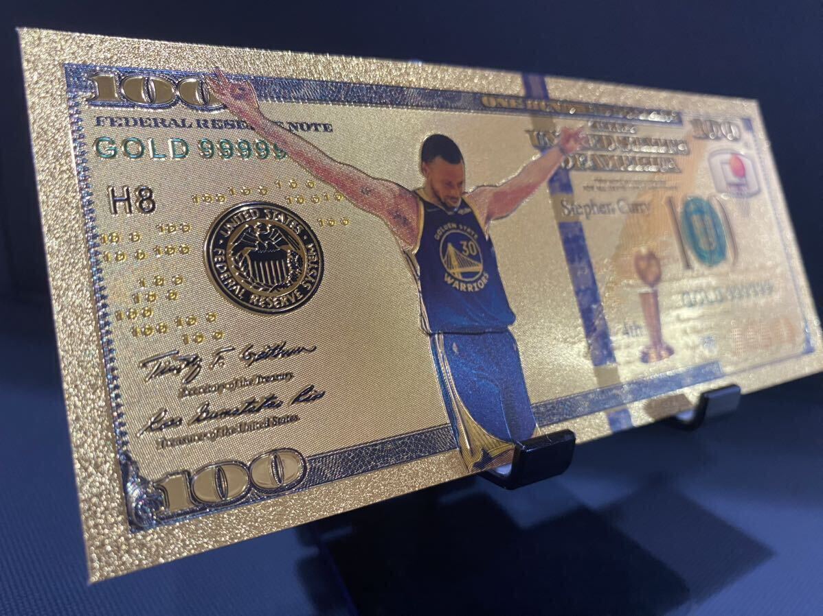 【新品】STEPHEN CURRY /24K GOLD 4枚SET ゴールドの証明書付き NBAカード ジョーダン コービー ステファンカリー レブロン Autoの画像7