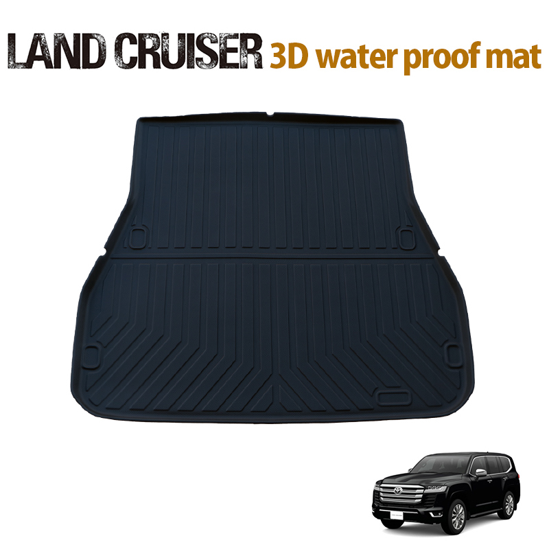  Land Cruiser 300 Land Cruiser 300 series 5 number of seats for 3D cargo mat luggage mat cargo mat water-repellent TPE material . is dirty 