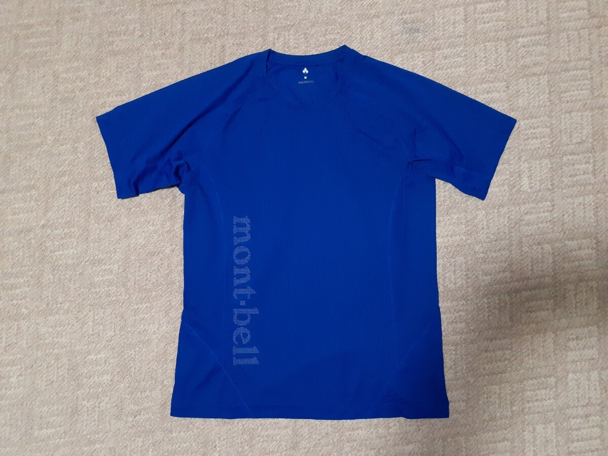 ◆Mont-bell モンベル クールライト Tシャツ 即乾 軽量 ウイックロンクール 1114448 USED◆ の画像1