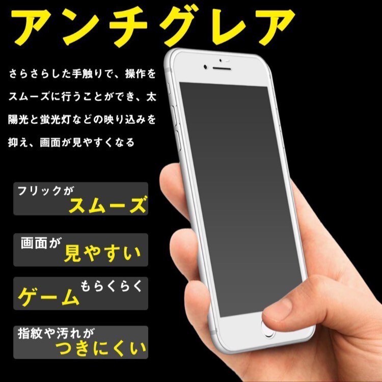 ☆超さらさら スムースタッチ☆【iPhone11ProMax】☆目に優しい☆最高品質ゴリラガラス　アンチグレアブルーライト90%カットフィルム