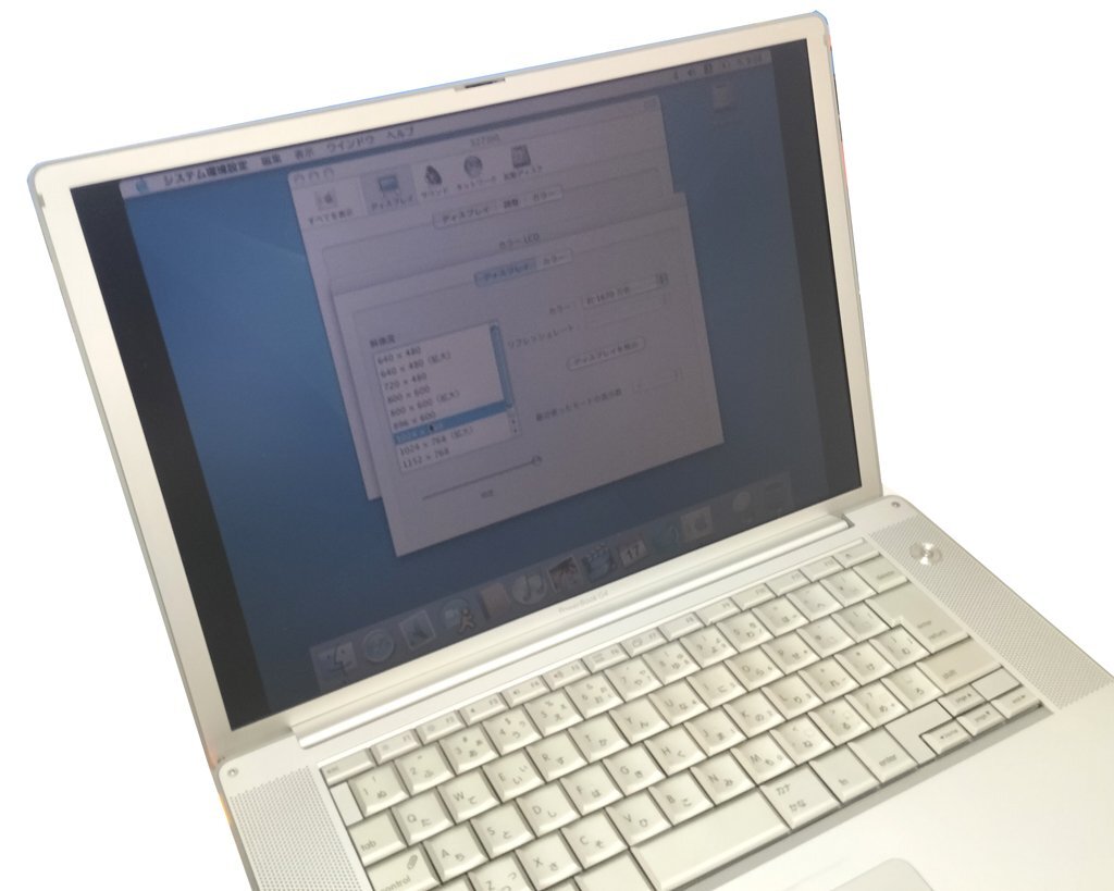 Apple PowerBook G4 15インチ Aluminum M8980J/A_画像1