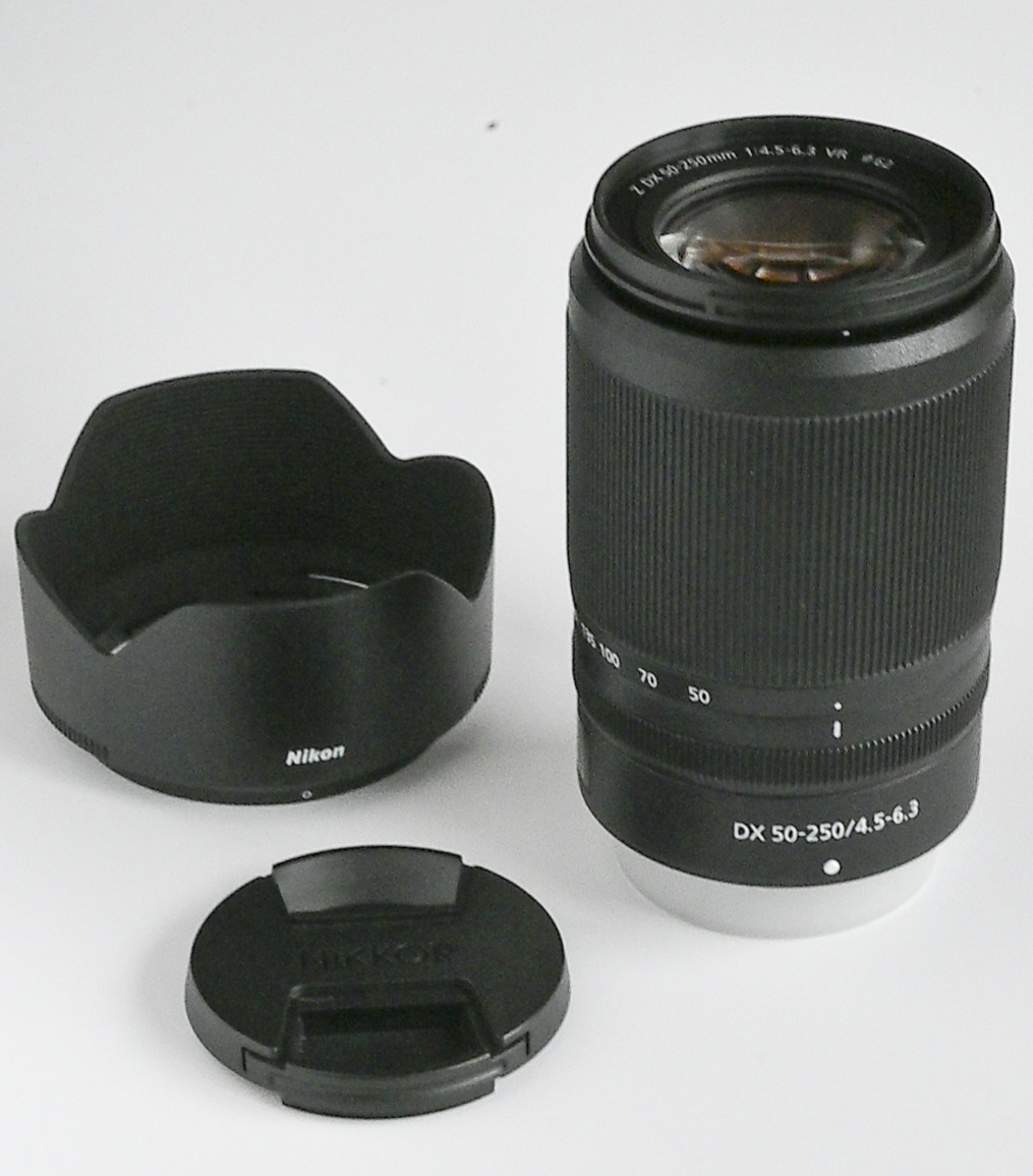 [ new goods same for ] Nikon Z DX 50-250mm 4.5~6.3VR with a hood .