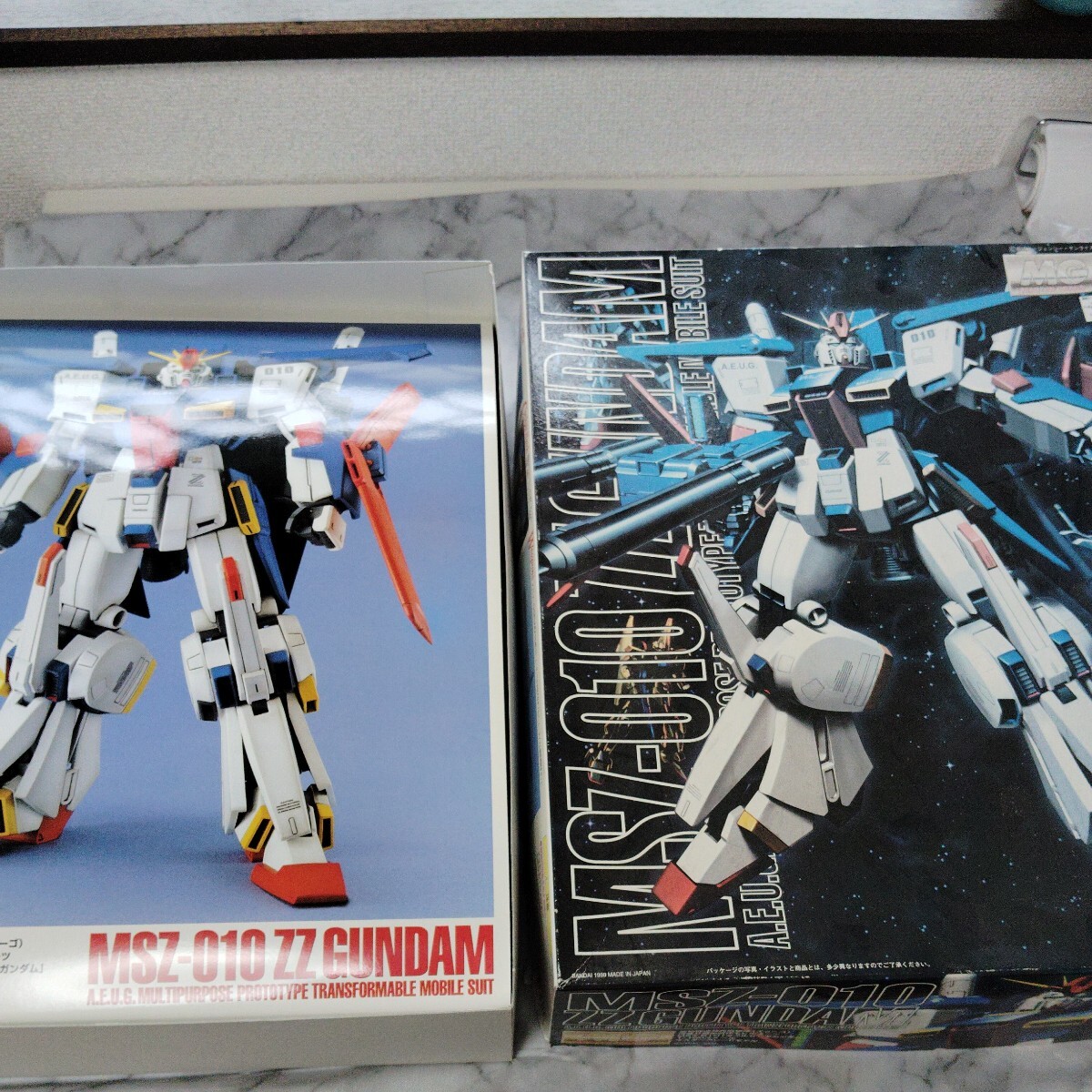 MSZ-010 ダブルゼータガンダム （1/100スケール MG ZZガンダム 機動戦士ガンダムZZ 0071690）_画像1