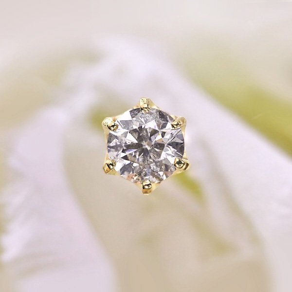 【新品・未使用】1円～最落無 天然ダイヤモンド 計1.460ct,L,I-1,GOOD,GGSソーティング付,K18YG 大粒 ダイヤモンド スタッドピアス_画像5