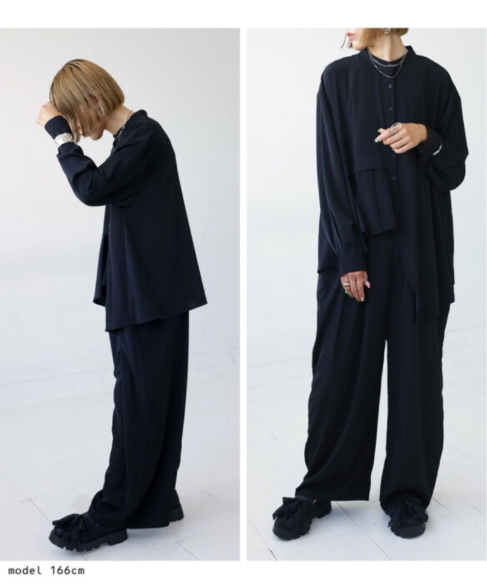 antiqua/pattern torso  オールインワン