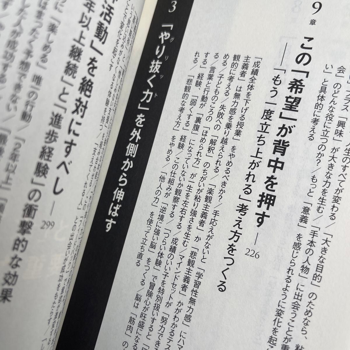 本2冊　①やり抜く力　　②儲けの教科書