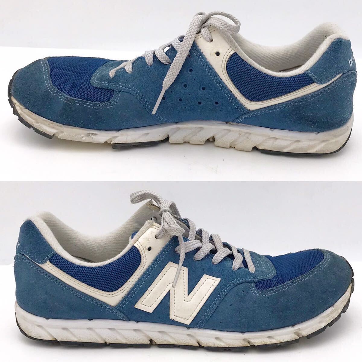 NEW BALANCE ニューバランス MNL574B2 スニーカー 靴 シューズ SHOES ブルー ネイビー 28cm【NK6046】_画像3