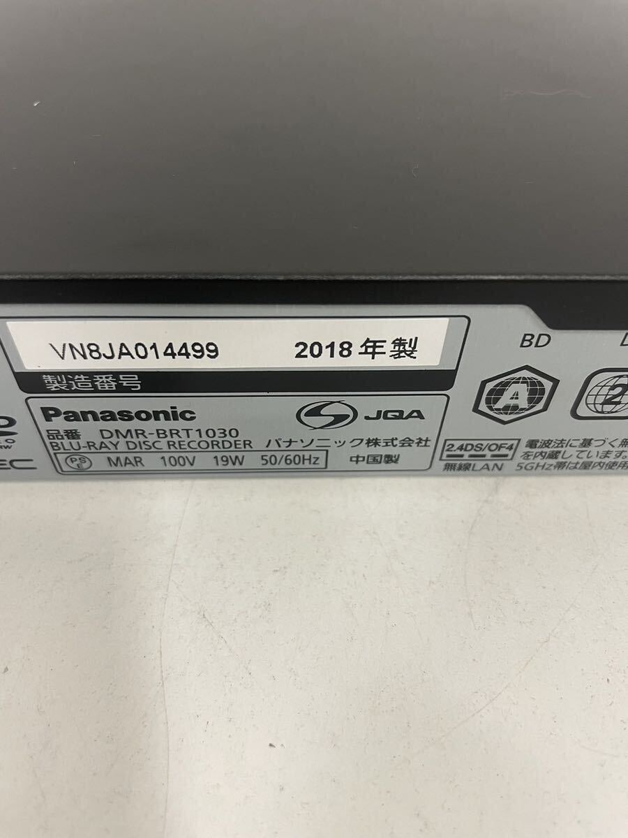 Panasonic DIGA DMR-BRT1030 2018 год производства Panasonic Blue-ray диск магнитофон ti-ga[NK5977]
