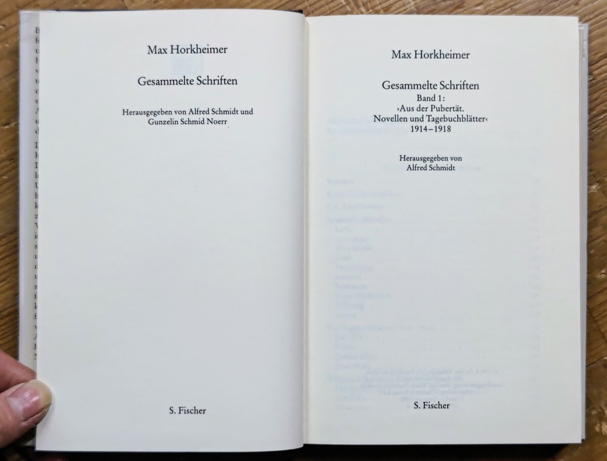 r0421-19.Max Horkheimer Gesammelte Schriften un- .13 pcs. / Max * ho ruk Hymer complete set of works / Frankfurt ../ philosophy / thought / German /