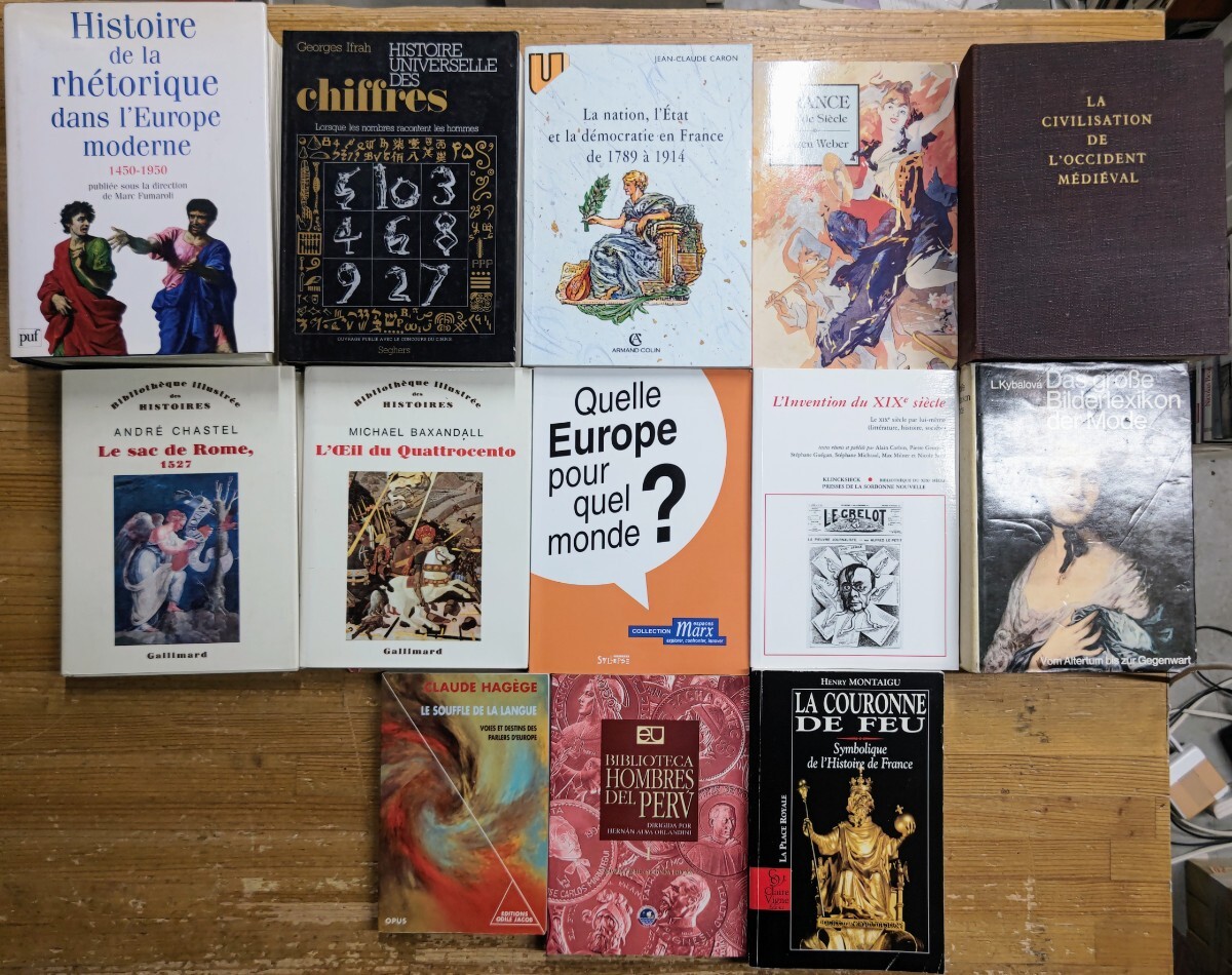 r0508-14.フランス語 歴史関連 洋書まとめ/文化人類学/民俗学/ヨーロッパ/中世/文明/社会学/西洋_画像1