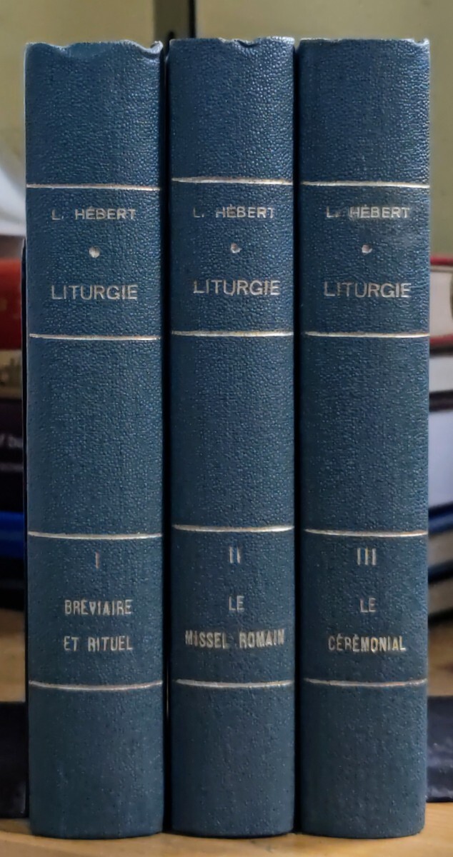 r0502-43.LEONS DE LITURGIE A L'USAGE DES SMINAIRES Vol.1~3/洋書/宗教/神学/キリスト教/聖典/カトリックの画像1