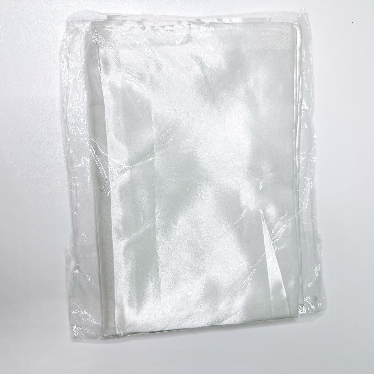 枕カバー 50×66 シルク シルク枕カバー ホワイト 2枚組 美髪 サテン 