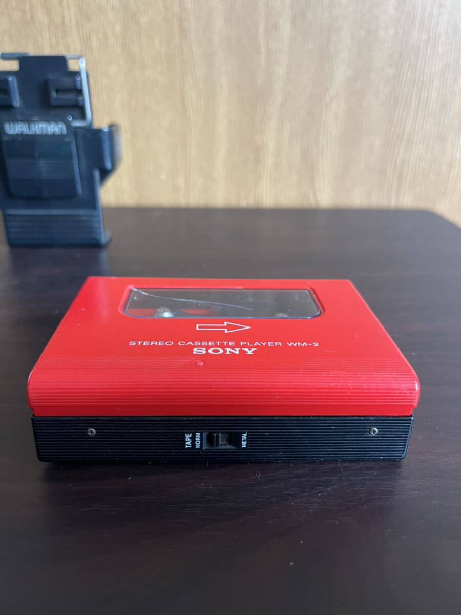 SONY cassette Walkman WM-2 operation no check 