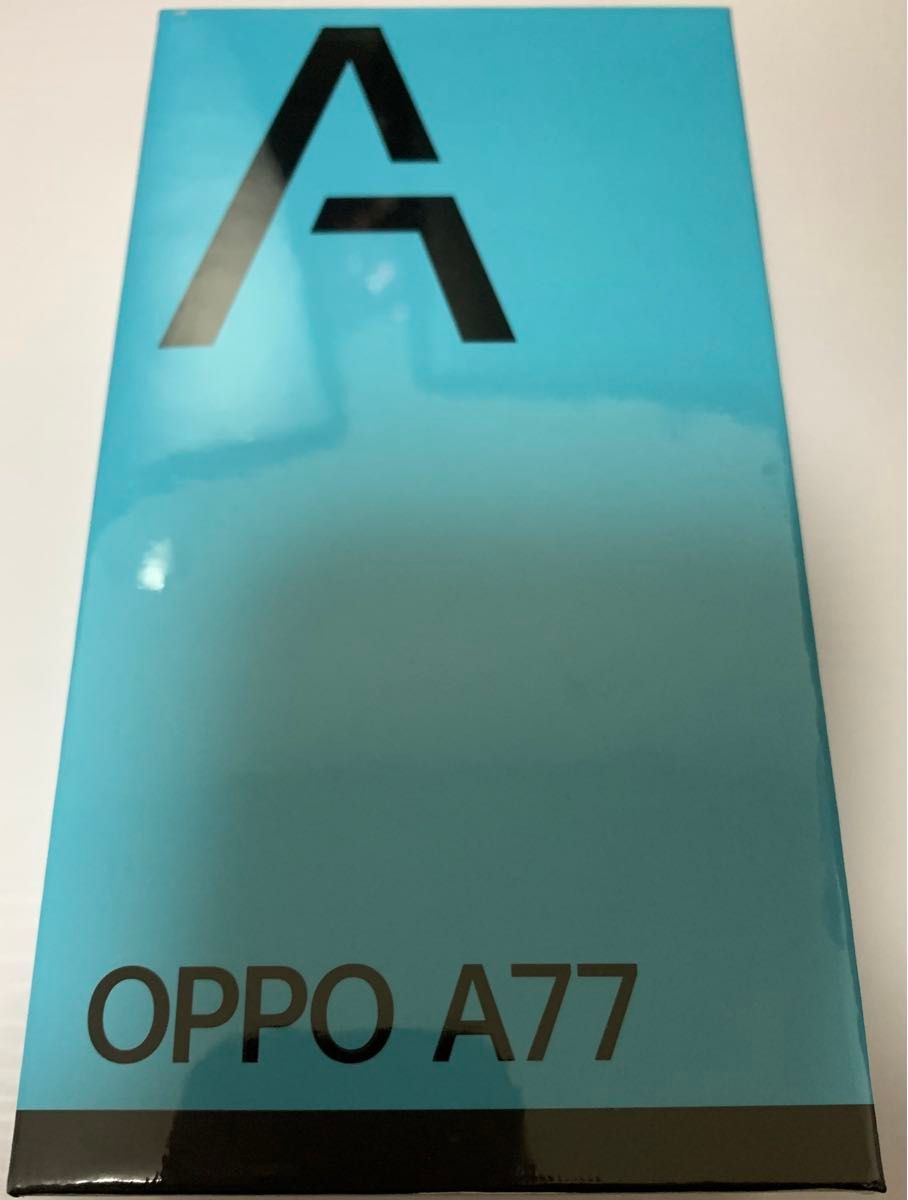 OPPO A77 CPH2385ブルー SIMフリー の未使用品です