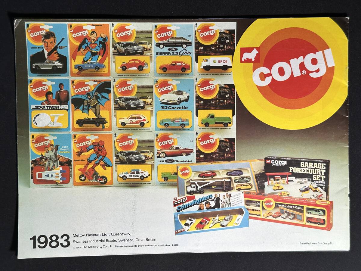 【数量限定】1983年 コーギー カタログ CORGI CATALOG 当時物 英語版 / ミニカー / ミニチュアカー 【 貴重品 】の画像10