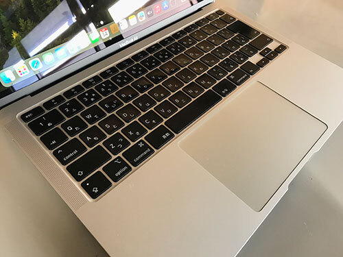 MacBook Air 2020年 A2179 メモリ16GB SSD256GB シルバー 中古_画像6