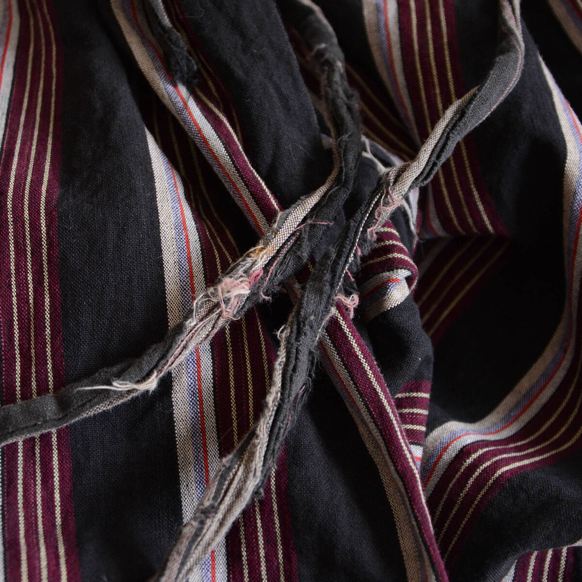 もんぺ 野良着 着物 パンツ 木綿 クレイジーパターン ジャパンヴィンテージ 昭和 リメイク素材 monpe noragi pants japanese fabric