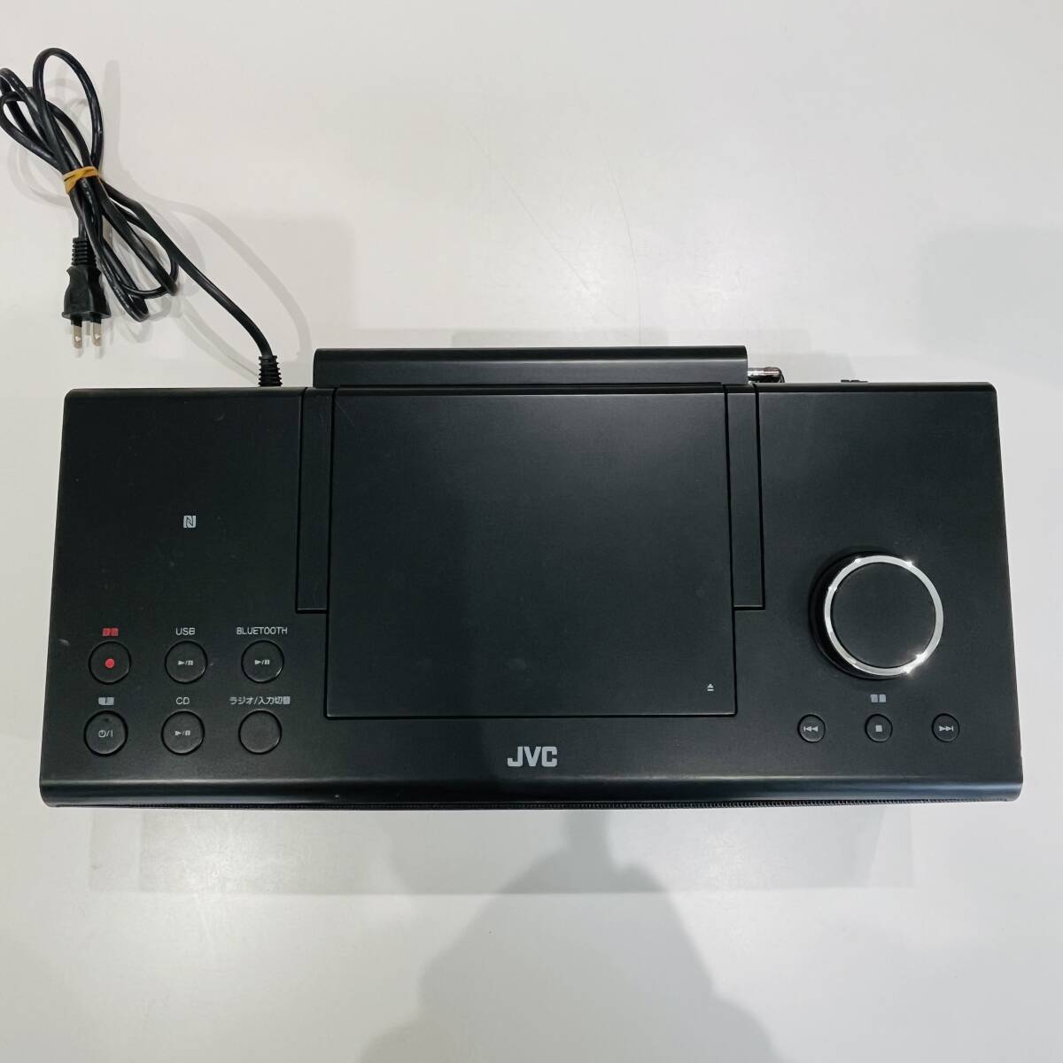 NA6348 動作品 JVC CDコンポ RD-W1 2014年製 JVCケンウッド CDポータブルシステム ラジカセ リモコン無し オーディオ機器 検Aの画像3