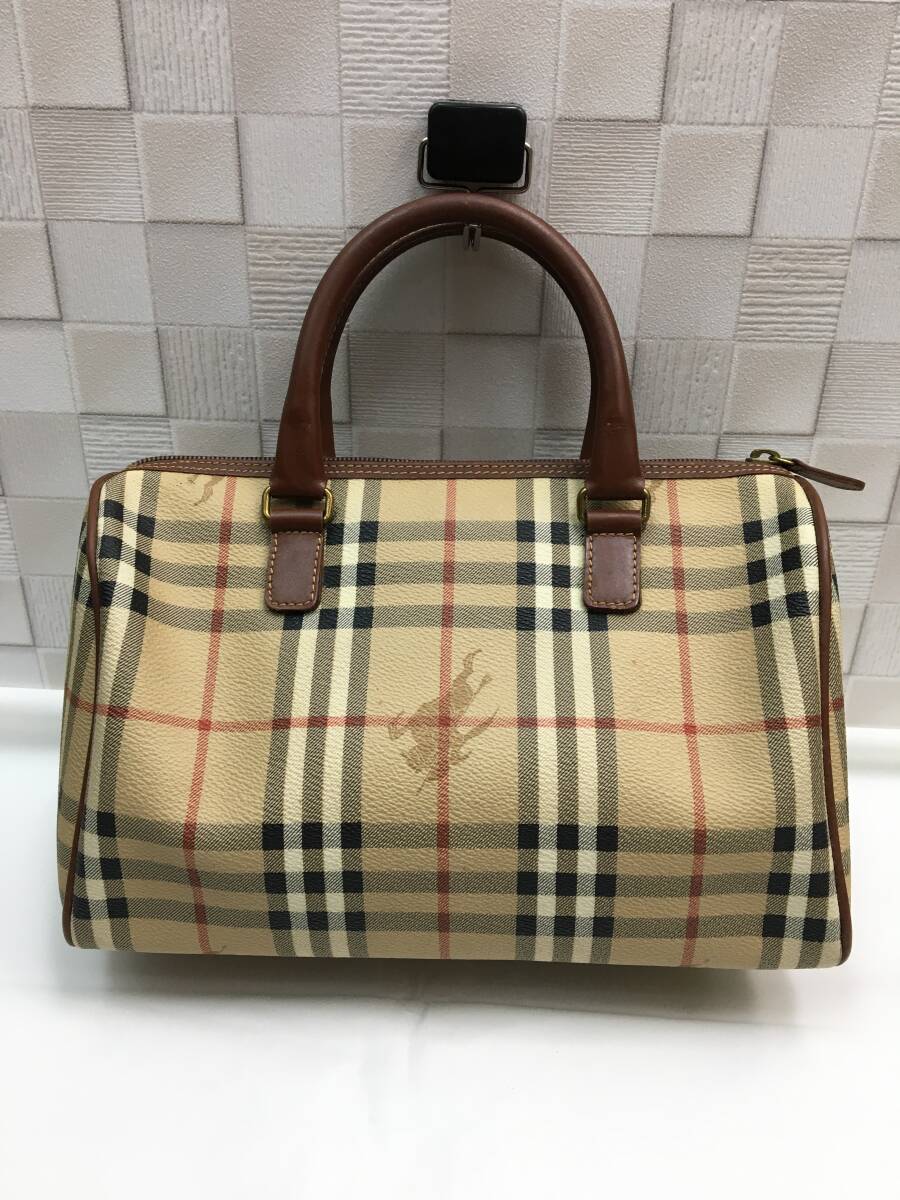 46426 Burberry Burberry London сумка сумка "Boston bag" noba проверка Mini рука PVC