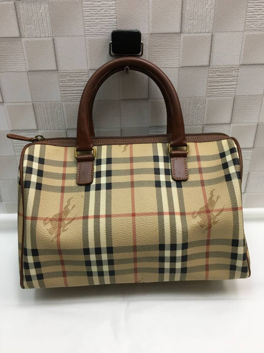 46426 Burberry Burberry London сумка сумка "Boston bag" noba проверка Mini рука PVC