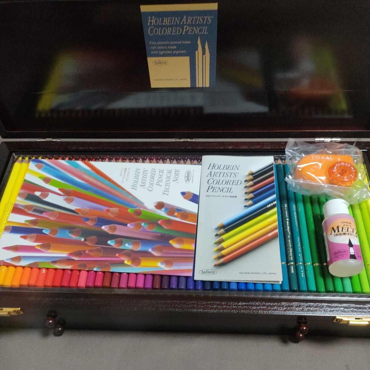 ホルベイン（アーティスト）色鉛筆150色セット（木函入）■未使用■HOLBEIN ARTISTS COLORED PENCILの画像3