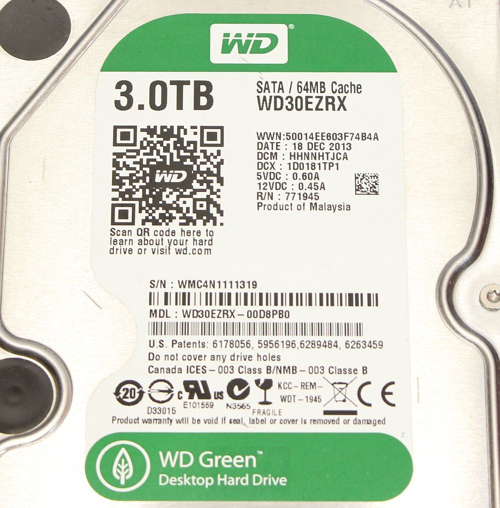 Western Digital Green WD30EZRX 3.0TB/5400rpm/SATA600_画像3