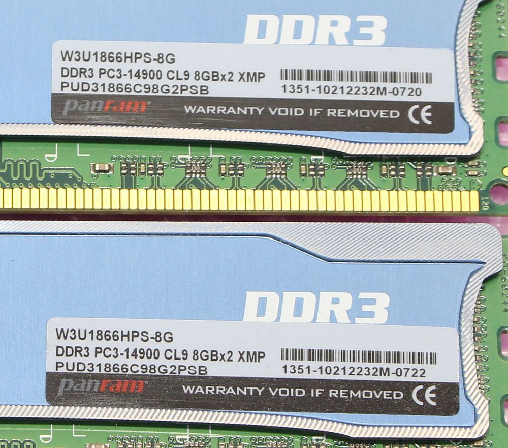 PC3-14900U(DDR3-1866)-8GB×2枚★合計16GB/Panram_画像3