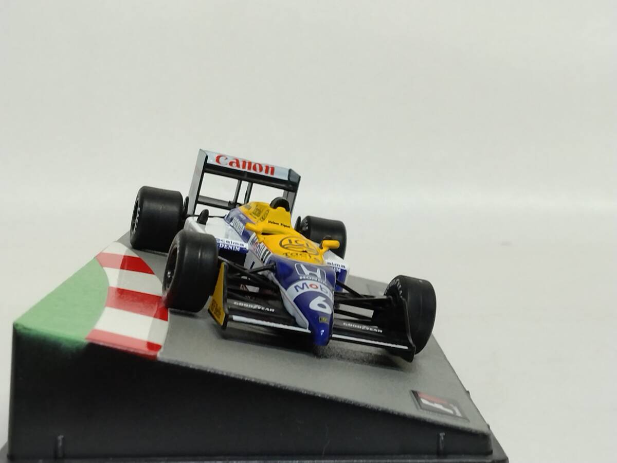 ○17 DeA デアゴ 書店販売 隔週刊F1マシンコレクション No.17 ウィリアムズ FW11B Williams FW11B Nelson Piquet〈ネルソン・ピケ）1987 _画像9