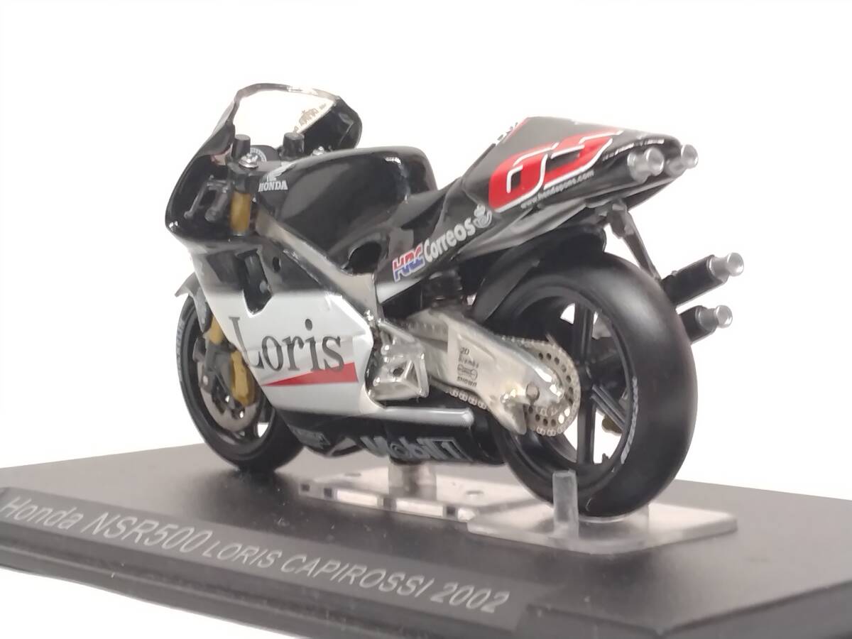 12 デアゴ 1/24 隔週刊チャンピオン・バイク・コレクション No.12 ホンダ NSR500 ロリス・カピロッシ Honda NSR500 LORIS CAPIROSSI 2002_画像6