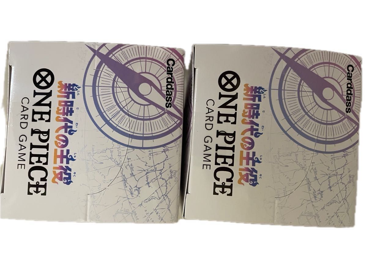 ワンピースカードゲーム 新時代の主役 2BOX テープ付 未開封品 ONE PIECE