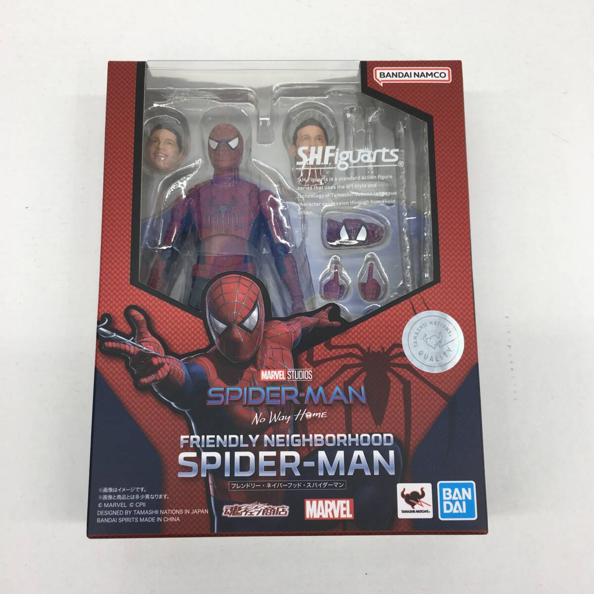 △【T054】未開封品『スパイダーマン：ノー・ウェイ・ホーム S.H.Figuarts フレンドリー・ネイバーフッド・スパイダーマン フィギュア』△_画像1