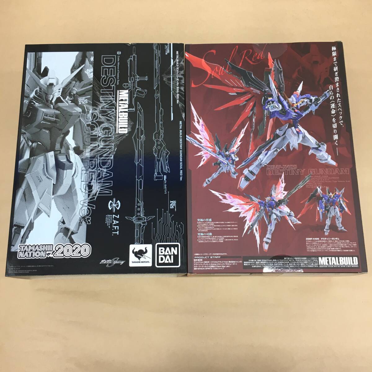 △【T061】未開封品 機動戦士ガンダムSEED DESTINY METAL BUILD デスティニーガンダム SOUL RED Ver. TAMASHII NATION 2020 フィギュア△_画像3