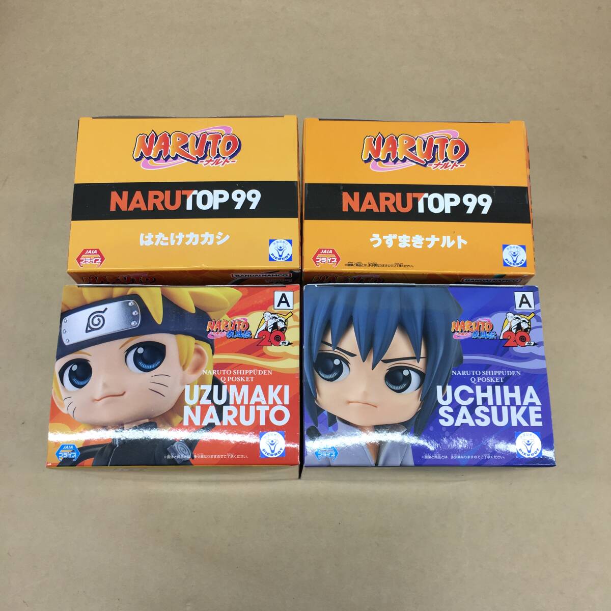 △【T110】未開封品　バンダイ『NARUTO-ナルト-　シリーズ　フィギュア　4体セット　はたけカカシ　うずまきナルト　うちはサスケ』△_画像5