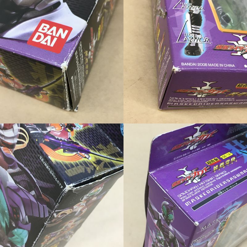 △【T025】開封品　バンダイ『仮面ライダーカブト　装着変身 超合金GE-12　仮面ライダーサソード　フィギュア』△_画像10